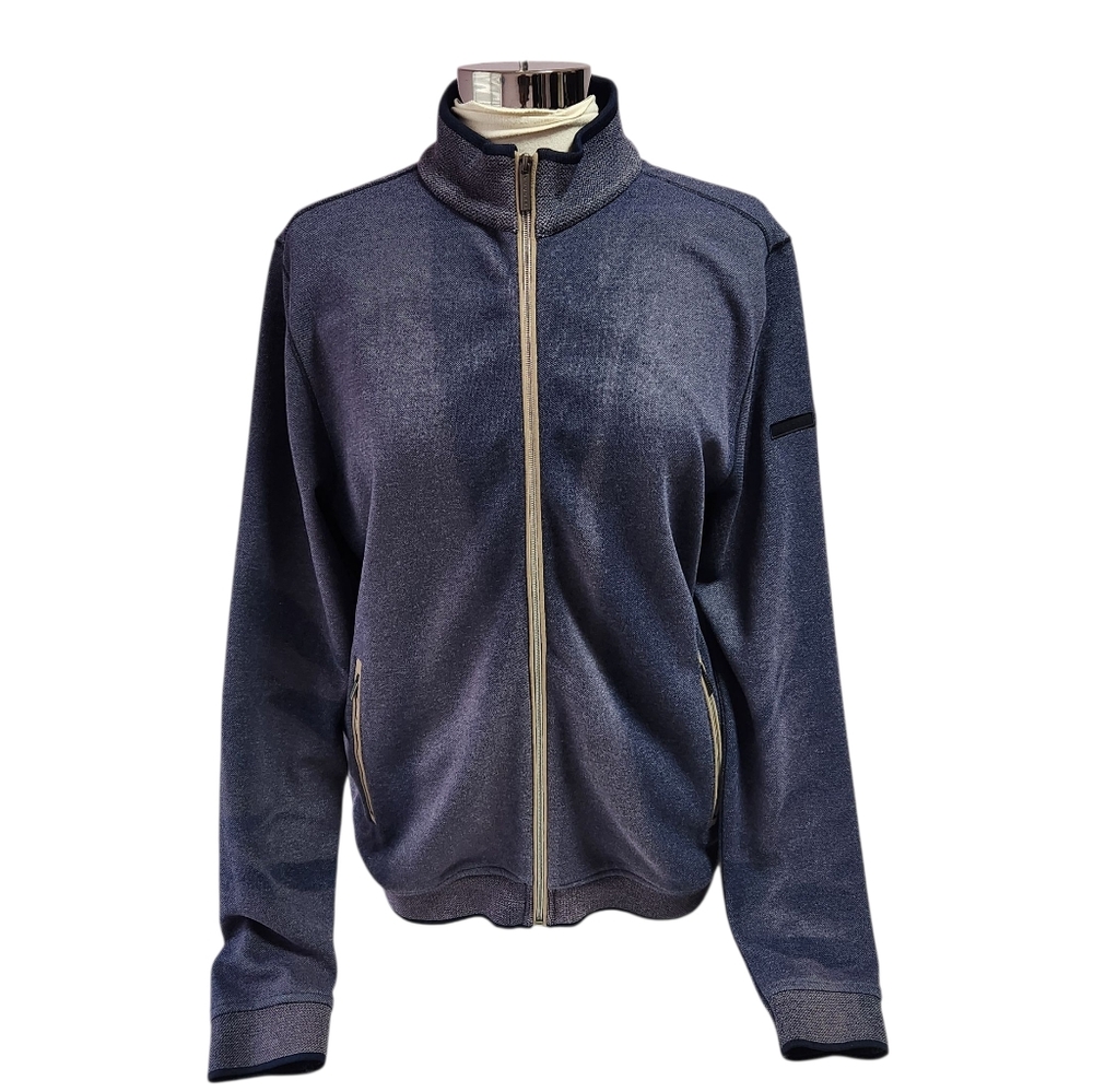 Bugatti Men's Navy Turtleneck Sweat- Shirt Jac